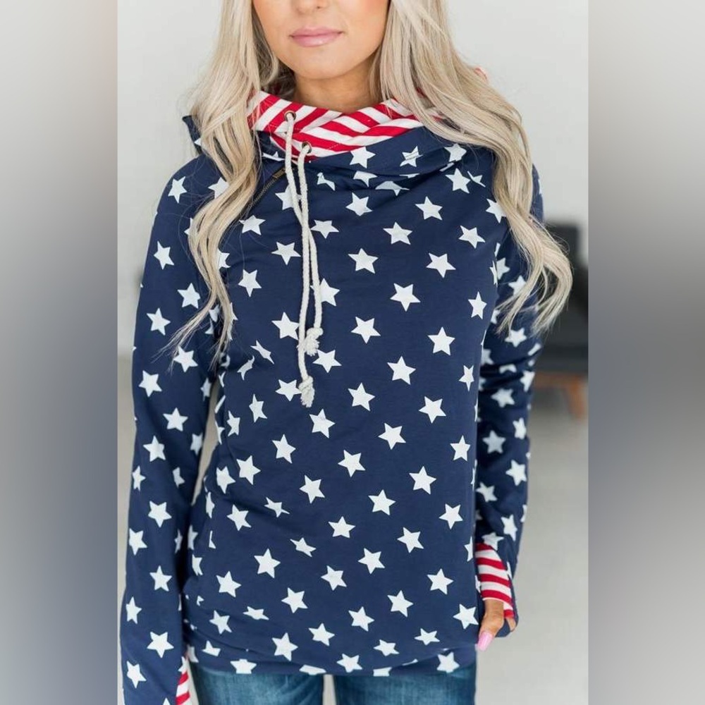 Ampersand Stars and Stripes Double Hood